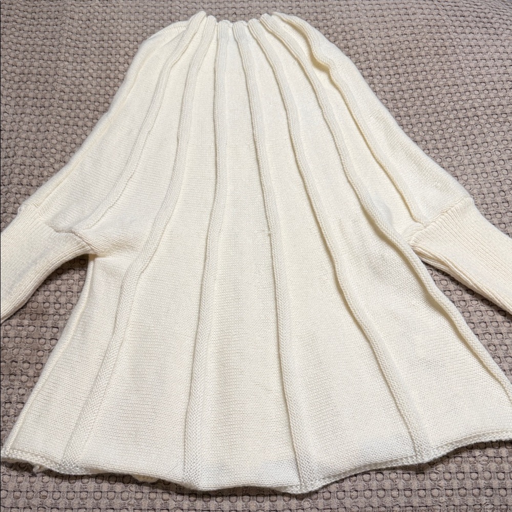Chic Ivory Cowl Neck Sweater